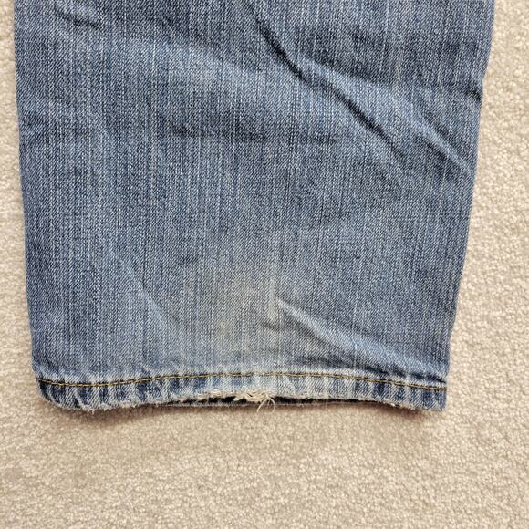 Levi’s 559 Men’s Distressed Relaxed Straight Fit Jeans Blue Washed Denim 34x34 - Picture 13 of 13